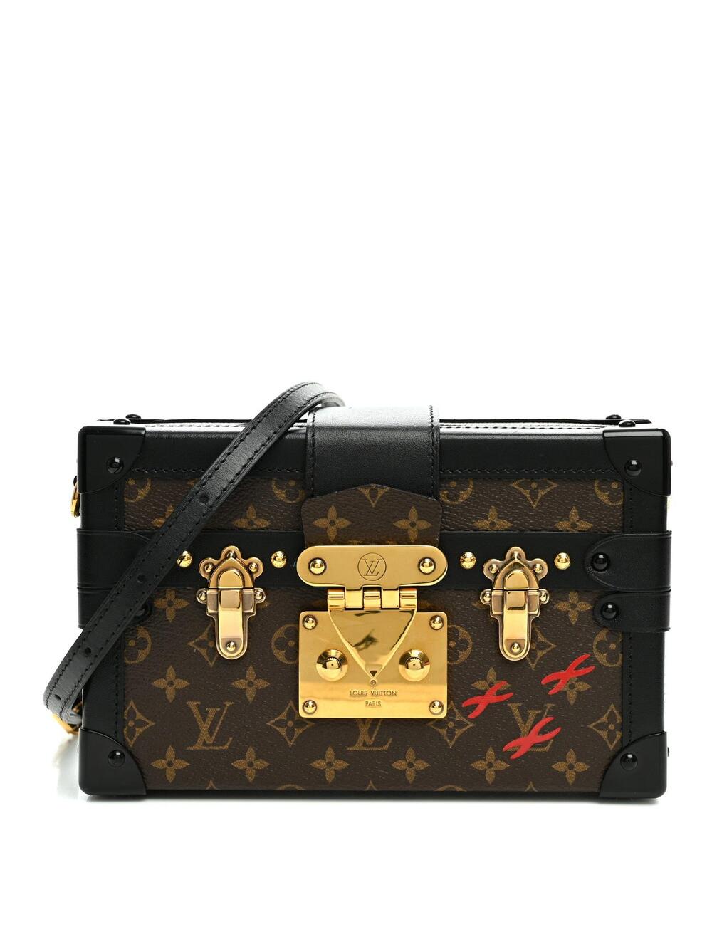 Louis Vuitton Petite Malle Black #347421L24B